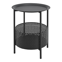 Acheter En.casa Table d'appoint ronde - Noir