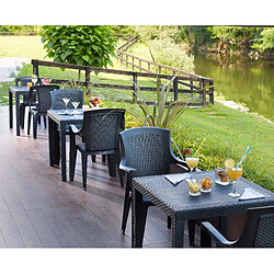 Avis Alter Table de jardin carrée - Anthracite