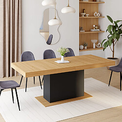 Acheter IDMarket Table à manger EDEN - Bois/noir