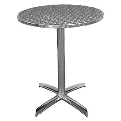 Bolero Table à Plateau Basculant Inox 600 Ø