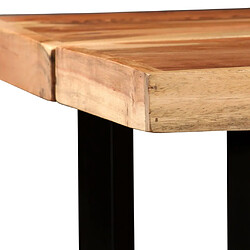 Avis Helloshop26 Table haute mange-debout - Bois