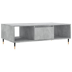 VidaXL Table Basse Gris Béton 104x60x35 cm