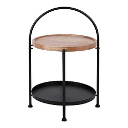 Avis Leitmotiv table d'appoint ronde - Noir