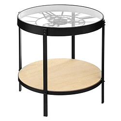 Atmosphera Table d'appoint ronde - Bois