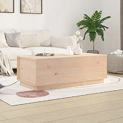 Table basse vidaXL pin massif