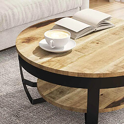 Acheter vidaXL Table basse bois manguier 65x32 cm