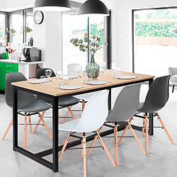 Acheter Idmarket Market Table extensible DETROIT industrielle