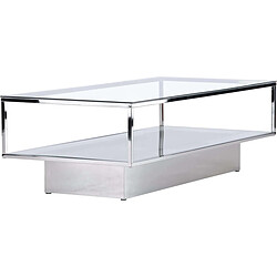 Venture Home Table basse Maglehem verre 130 cm