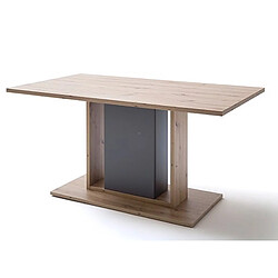 Pegane Table à manger rectangulaire - Chêne