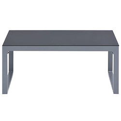 VIDAXL Table basse - Aluminium