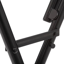 Five Simply Smart Table d'appoint pliable en métal pour 4 personnes - Noir pas cher