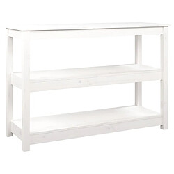 VidaXL Table Console - Blanc