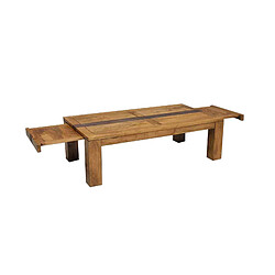 BOIS & CHIFFONS Table basse rectangulaire Acacia
