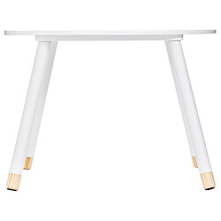 Atmosphera Table enfant Douceur - Diam. 60 cm - Blanc
