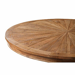 Avis Bois & Chiffons Table ronde Solaris 135 cm - Bois de manguier
