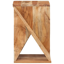Avis VidaXL Table d'Appoint - Bois d'Acacia