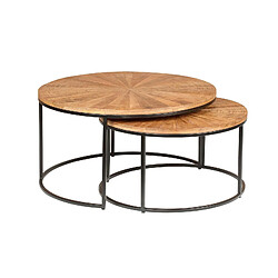 Bois & Chiffons Tables basses gigognes Manguier Solaris