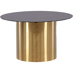 Acheter Furniture fashion table à manger ronde - Noir cuivre brossé