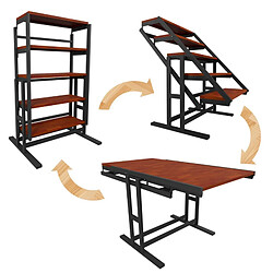 Avis Blumie Table à manger pliable - Chêne naturel