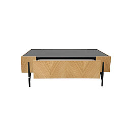Acheter Concept Usine Table basse en bois clair avec 2 grands tiroirs SEQUOIA