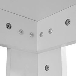 Helloshop26 Table de salle à manger - Blanc