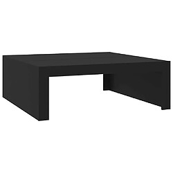 vidaXL Table basse noir