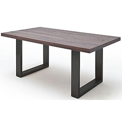 Pegane Table à manger rectangulaire - Anthracite