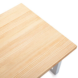 ds meubles Table basse iCub Strong - Blanc Naturel