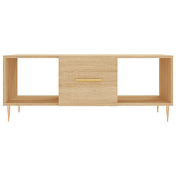 Acheter vidaXL Table basse chêne sonoma 102x50x40 cm bois d'ingénierie