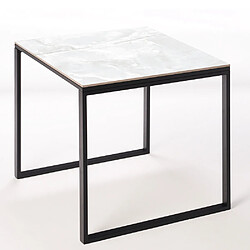 Ds Meubles Table Smart Calacata 75x75 cm - Noir