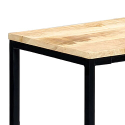 Avis vidaXL Table Console - Bois de Manguier