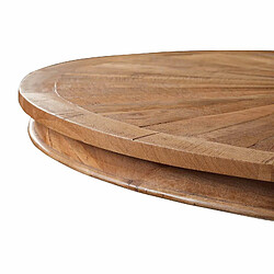 Bois & Chiffons Table ronde Solaris 135 cm - Bois de manguier