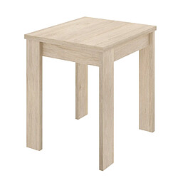 Pegane Table à manger extensible - Chêne nordique