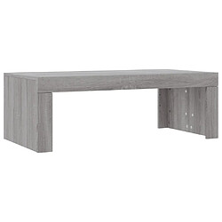 Vidaxl - Table basse Sonoma - Gris 102x50x36 cm