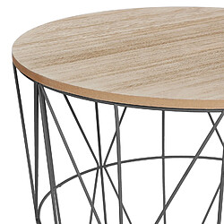 Atmosphera Table à café Kumi en métal