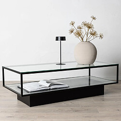 Furniture fashion Maglehem table basse - Noir pas cher
