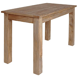 vidaXL Table à manger bois acajou