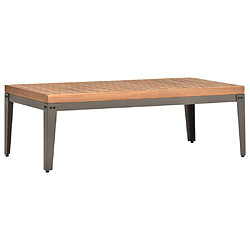 vidaXL - Table Basse Jardin Bois Acacia