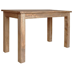 vidaXL Table à manger bois acajou