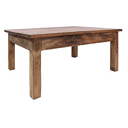 vidaXL Table basse bois d'acajou massif