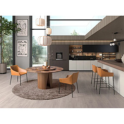 Acheter Angel Cerda Table à manger ronde noyer