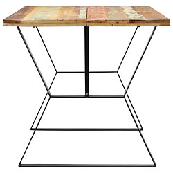 Helloshop26 Table à manger bois - Bois