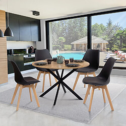 Idmarket MARKET Table à manger ALIX Ronde