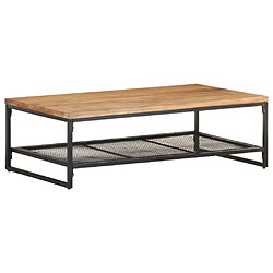 VidaXL Table basse 110x60 cm - Acacia