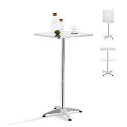 En.casa Table à manger guéridon - Argenté