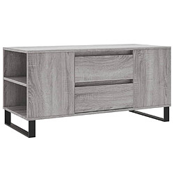 vidaXL Table basse sonoma gris 102x44.5x50