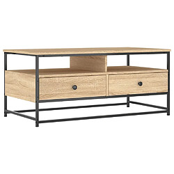 Vidaxl Table basse chêne sonoma - Bois d'ingénierie