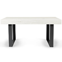 Avis Idmarket MARKET Table à manger PHOENIX 160 cm bois gris