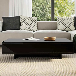Avis vidaXL Table basse Noir brillant