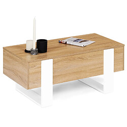 Acheter Idmarket MARKET Table Basse PHOENIX Bois Blanc